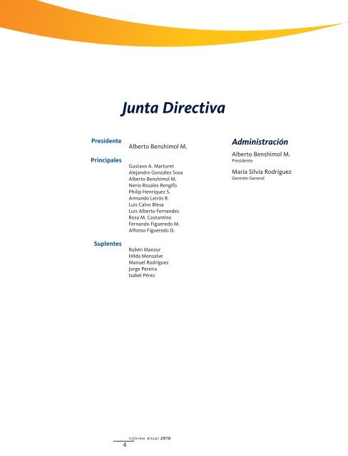 INFORME ANUAL 2010