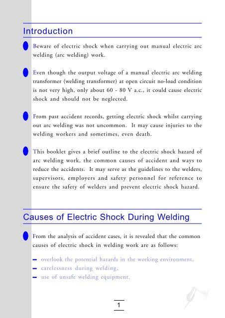 Electric Shock Hazard Of Manual Electric Arc Welding Work