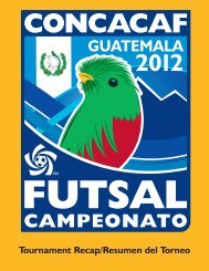 Tournament Recap/Resumen del Torneo - CONCACAF.com