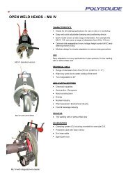 OPEN WELD HEADS – MU IV - EuroArc