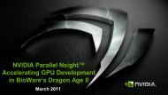 Parallel Nsight + Nvidia's GPU Computing Ecosystem