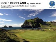 GOLF IN ICELAND by Edwin Roald