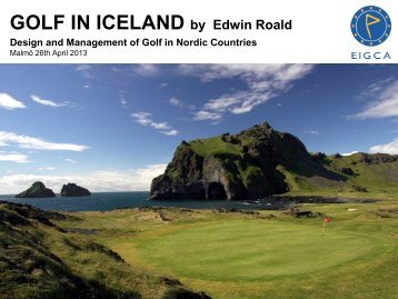 GOLF IN ICELAND by Edwin Roald