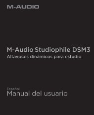 Manual del usuario - M-Audio