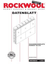 fassadendämmplatte fixrock® 035/040 - Cementwaren Kobler GmbH