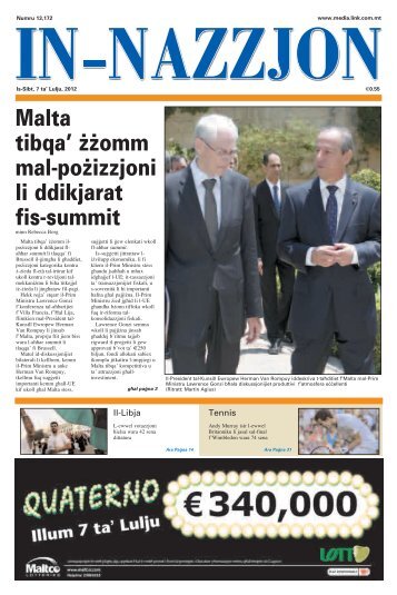 Malta tibqa' ]]omm mal-po]izzjoni li ddikjarat fis-summit