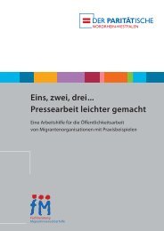 Eins, zwei, drei... Pressearbeit leichter gemacht - Der ParitÃ¤tische ...