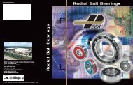 Radial Ball Bearings Radial Ball Bearings - Rainbow Precision ...