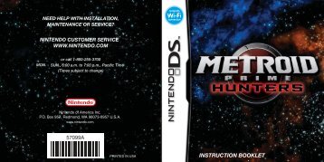 Metroid Prime Hunters Manual - Nintendo