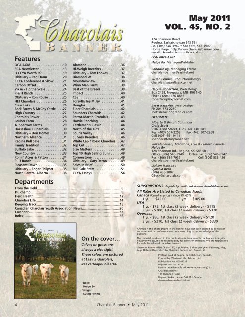 May 2011 - Charolais Banner