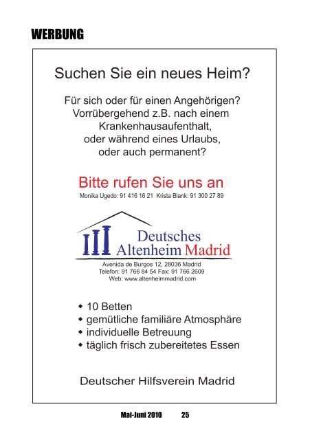 mai-juni 10 - in der deutschsprachigen evangelischen Gemeinde ...