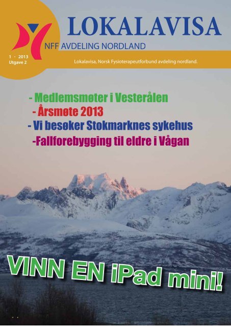 Lokalavisa 1 2013 A4c.pdf - Norsk Fysioterapeutforbund