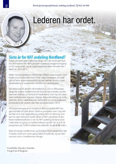 Lokalavisa 1 2013 A4c.pdf - Norsk Fysioterapeutforbund