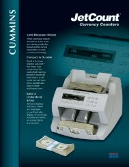 Compteur De Billets Cummins-Allison JetScan 4098 – Occasion