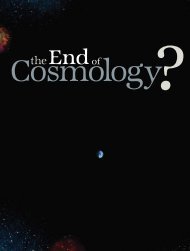 The End of Cosmology? - Physics