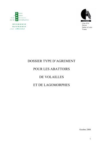 agrement sanitaires abattoirs volailles 2009