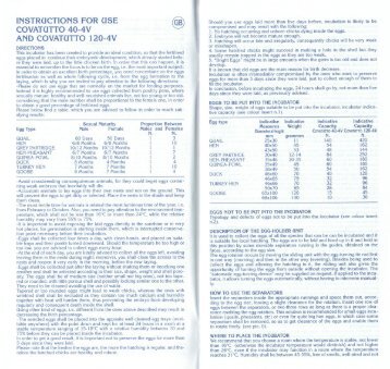 Novital Covatutto 108/120/164 - WA Poultry Equipment & Coast To ...