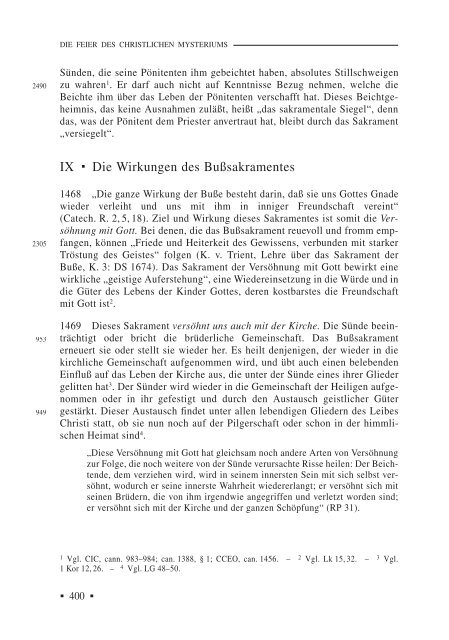 Katechismus der katholischen Kirche Seiten 400 ... - Pfarre Dornbach