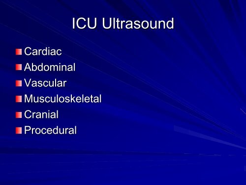 Bringing Ultrasound to the Bedside in Pediatrics