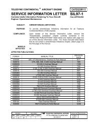 SIL97-1 - Teledyne Continental Motors