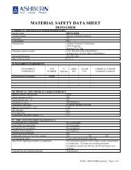 MSDS - Ashburn Chemical Technologies