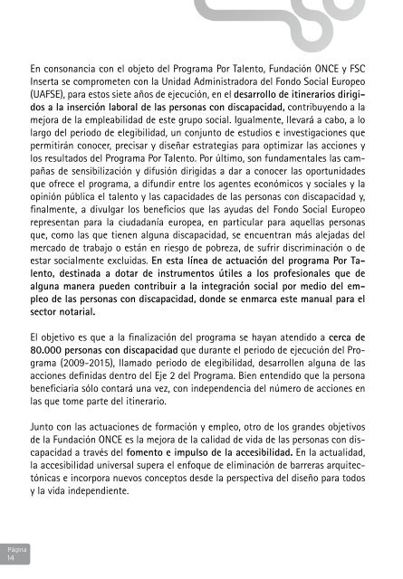 EL EMPLEO - Herencias y legados - Fundación ONCE