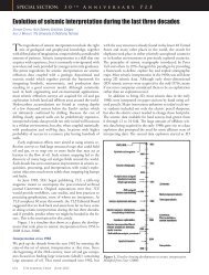 Evolution of seismic interpretation during the last three decades - Arcis