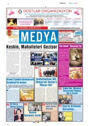 Keskin, Mahalleleri Geziyor - gerçek medya gazetesi