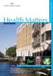 Health Matters - London Bridge Hospital