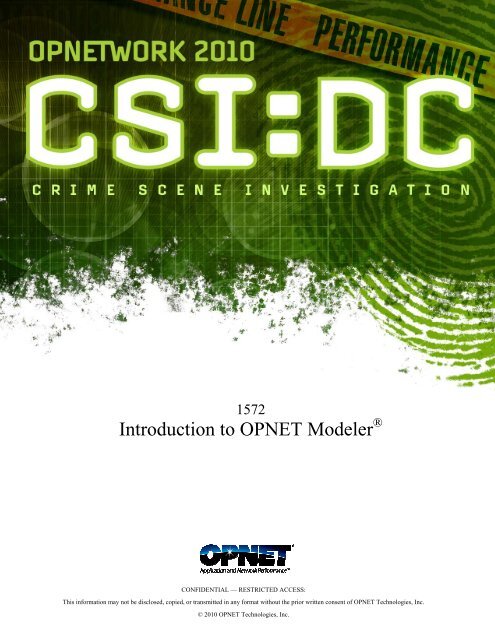 Introduction to OPNET Modeler