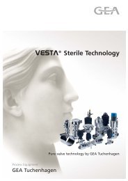 657e VESTA Sterile Technology - GEA Process Engineering Belgium