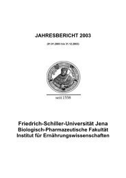 Jahresbericht 2003 - Apfel eV - Friedrich-Schiller-UniversitÃ¤t Jena