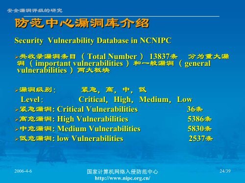 CVSS - 国家互联网应急中心