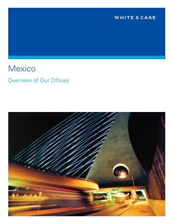 Mexico City Office Brochure - White & Case