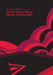 Spring trade tasting book.indd - Armit Wines