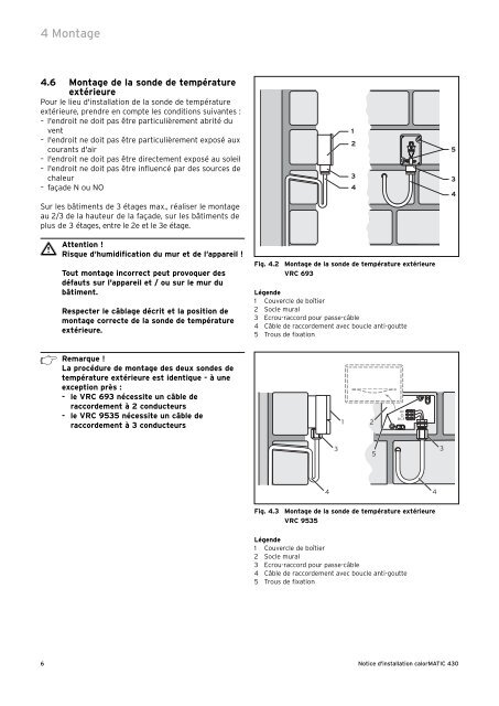 Installation calorMATIC VRC 430.pdf (0.93 MB) - Vaillant