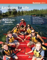 Learning For Life - North Idaho College