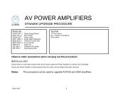 AV POWER AMPLIFIERS - Linfo - Linn