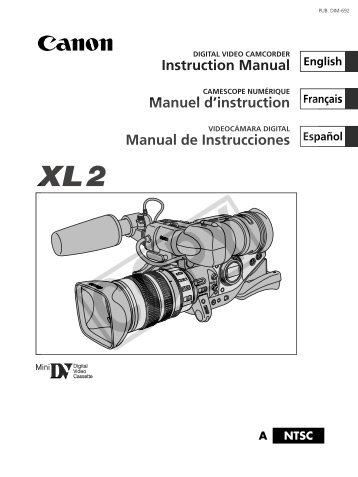 Instruction Manual Manuel d'instruction Manual de Instrucciones