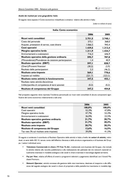 Bilancio 2006 2 6