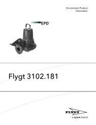 Flygt 3102.181 - The International EPDÂ® System