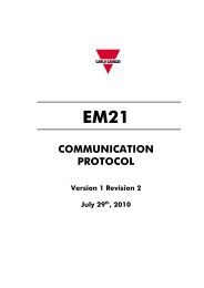 EM21 Modbus - SHM Communications Ltd