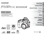 Finepix S1000fd Owner's Manual