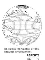CalCOFI Reports, Vol. 23, 1982 - California Cooperative Oceanic