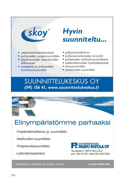 Pohjavesitutkimusopas - käytännön ohjeita