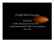 FAME/Web Factory - Sungard