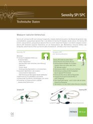 Technische Daten - Phonak Communications