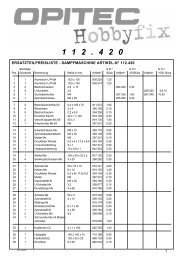 1 ersatzteilpreisliste - dampfmaschine artikel-nÂ° 112.420 - Opitec.com