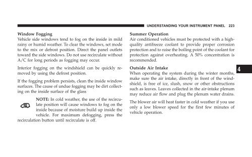 2008 PM Caliber Owner Manual