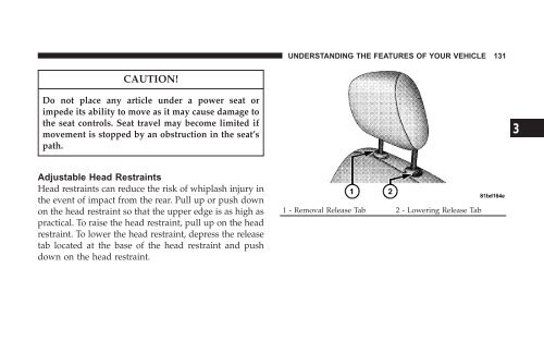 2008 RT Caravan Owner Manual